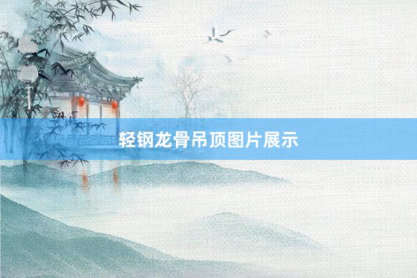 轻钢龙骨吊顶图片展示